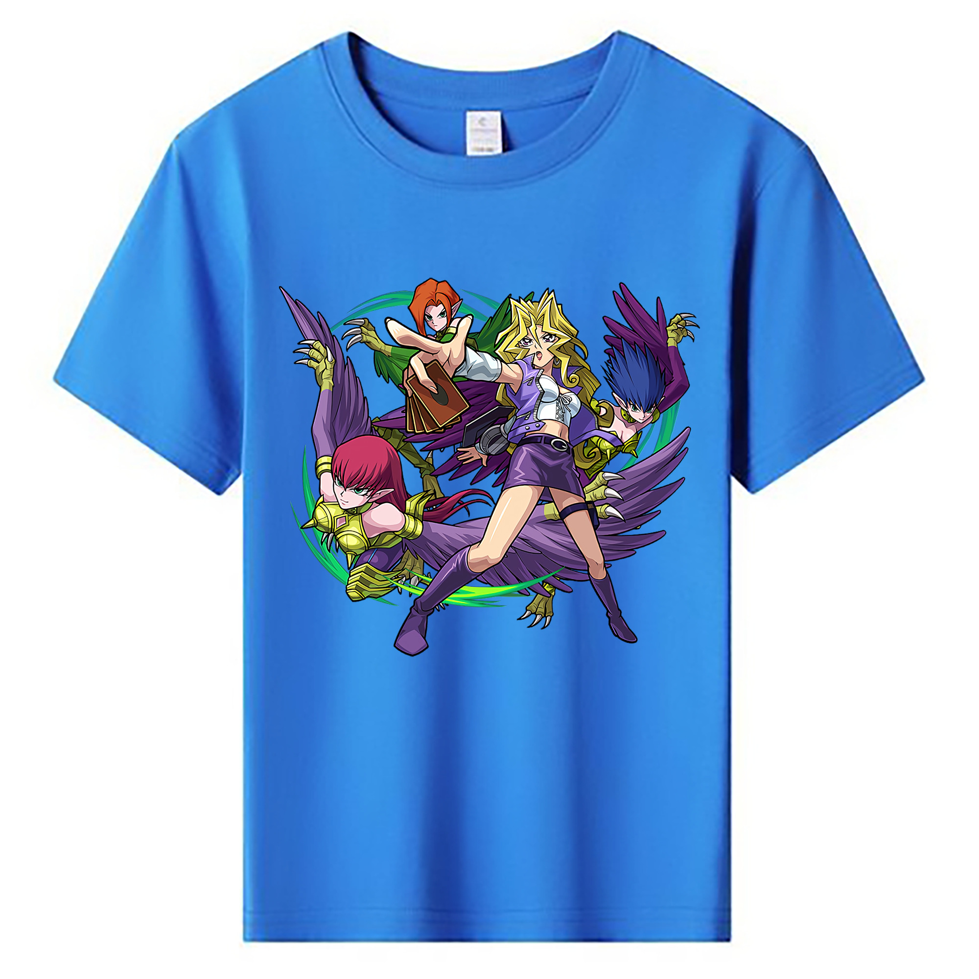 （画像用） 遊☆戯☆王 Yu-Gi-Oh! 綿100％キッズTシャツ（フロントプリント）